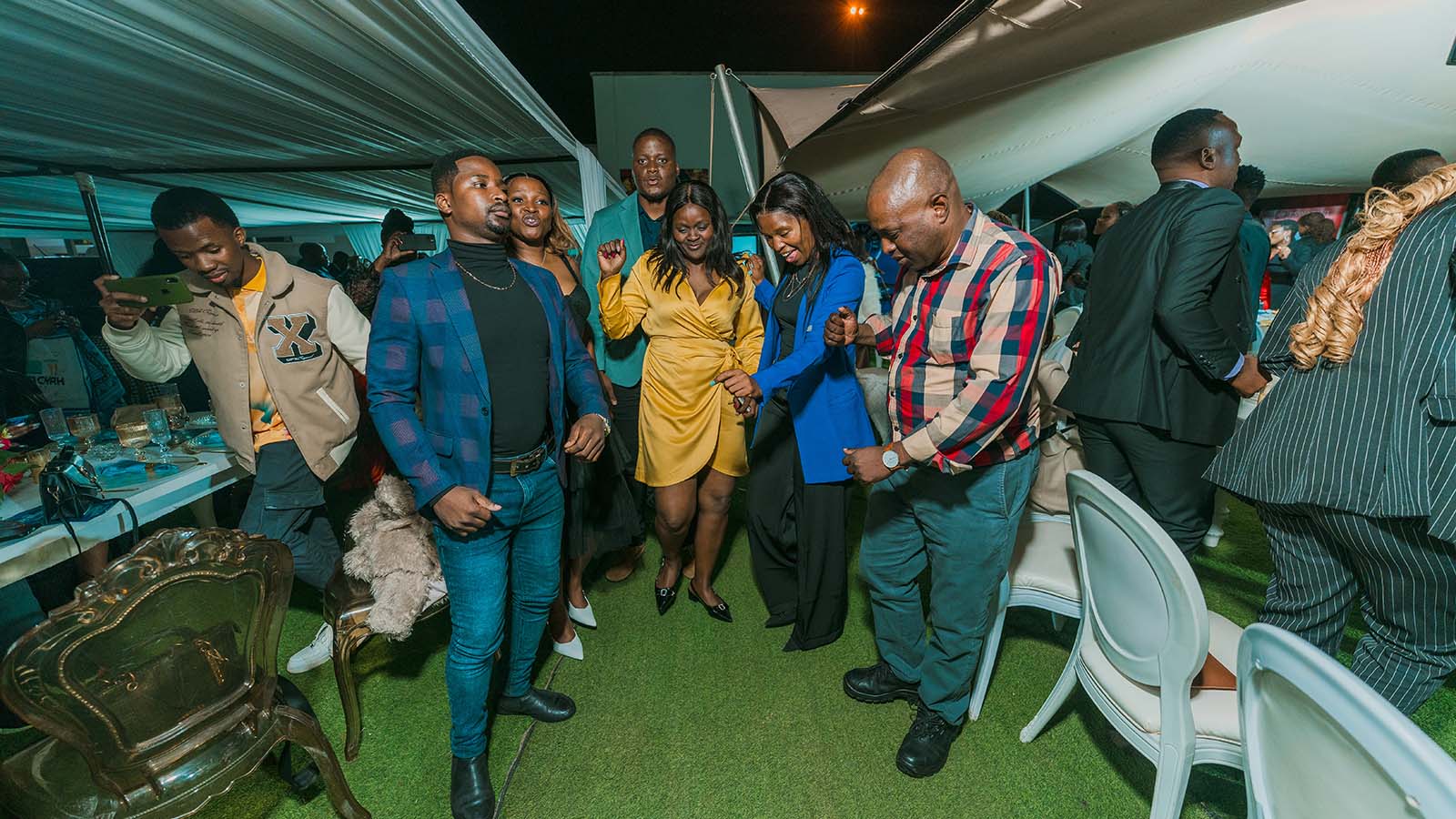 It was nothing but pure fun on the dance floor during the gathering yesterday.
